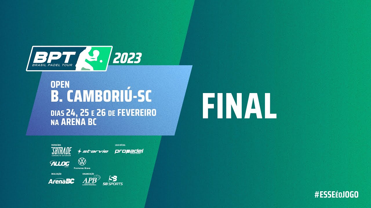 Brasil Padel Tour 2023 - Challenger Balneário Camboriú - SC - Final