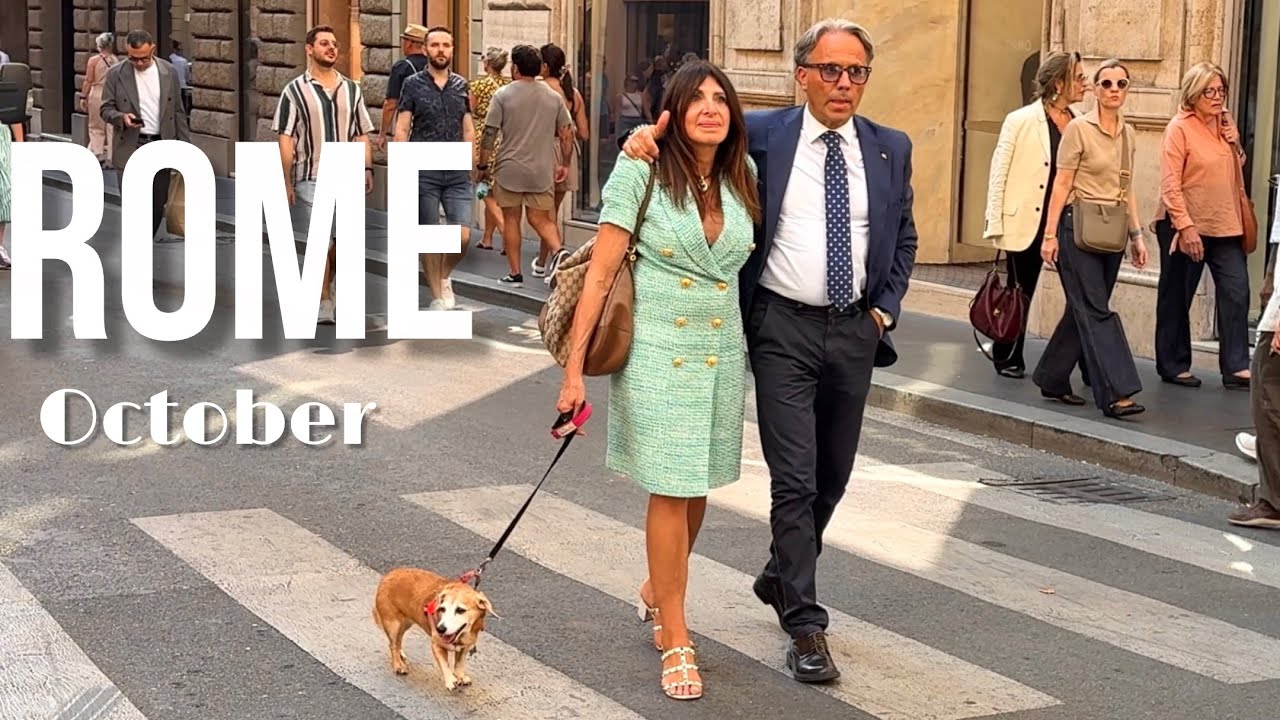 🌸 SUPER   STYLISH  ITALIAN  STREET STYLE 🇮🇹 Rome, October 2026