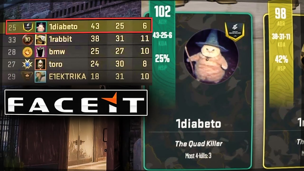 43-25 on NEW TRAIN - 3K ELO FACEIT