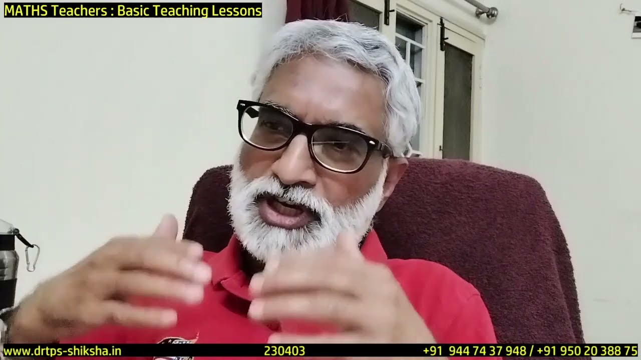 230403   Teachers Training   Basic Mathematics Lessons   DrTPS