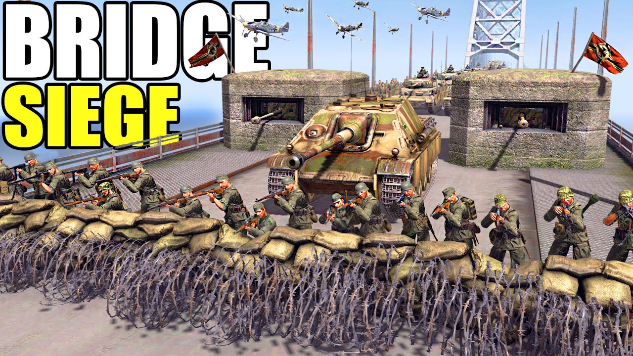 Full-Scale US Army Siege of Largest WW2 BRIDGE DEFENSE... - gates of Hell