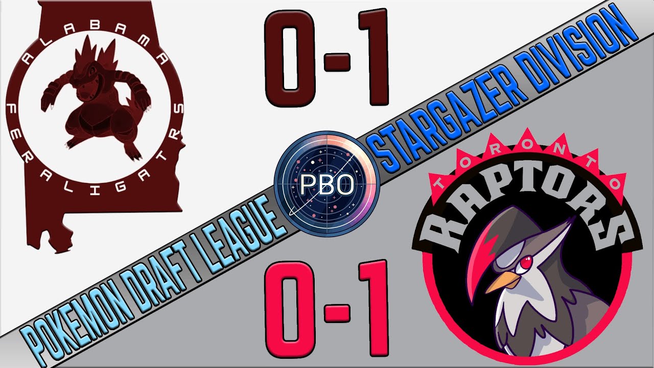 Pokémon Draft League | Alabama Feraligatrs VS Toronto Staraptors | S10 W2 | PBO