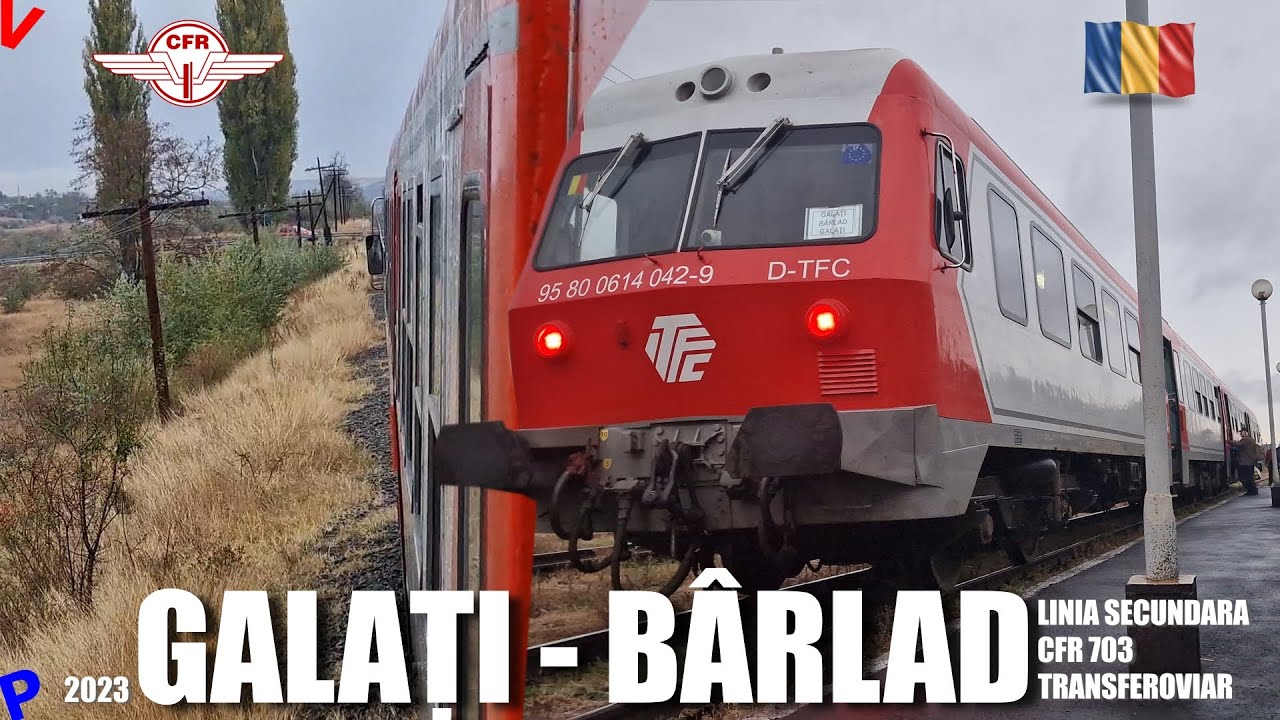Pe linie secundara in stil CFR | Calatorie Galati - Barlad cu geam de deschis si glasul rotilor