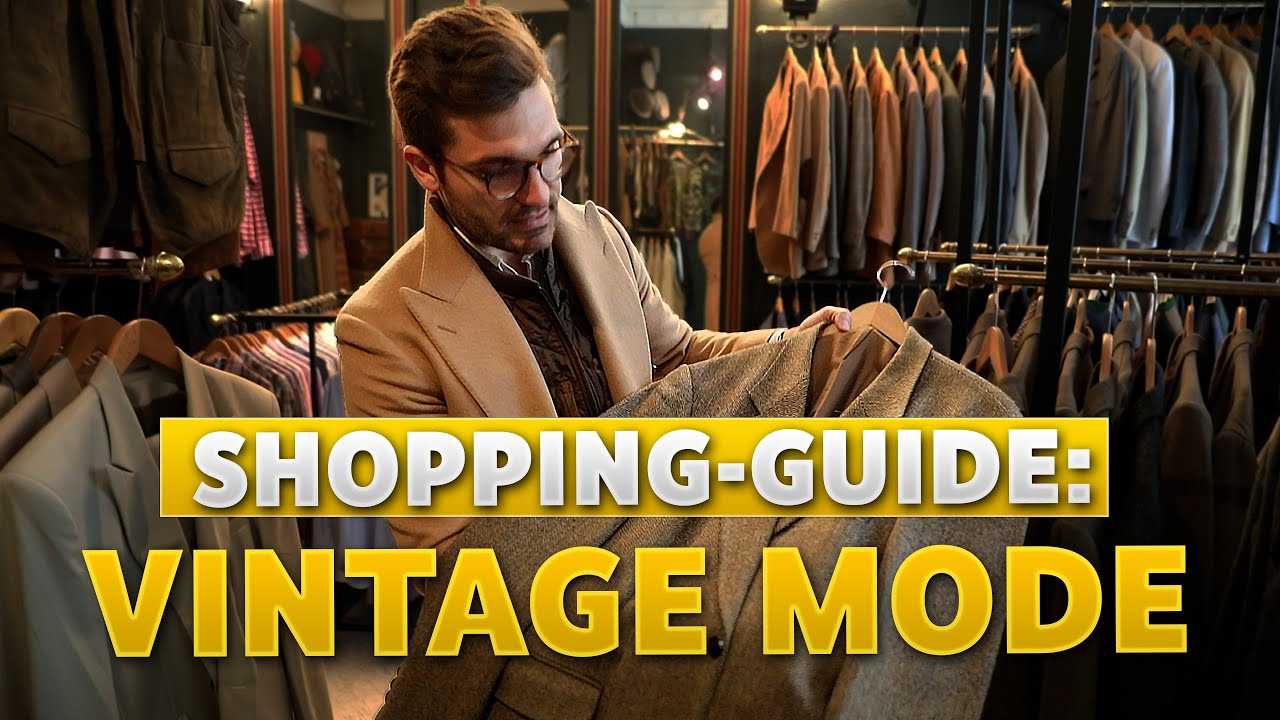 Vintage Kleidung f&uuml;r M&auml;nner: Tipps & Styling