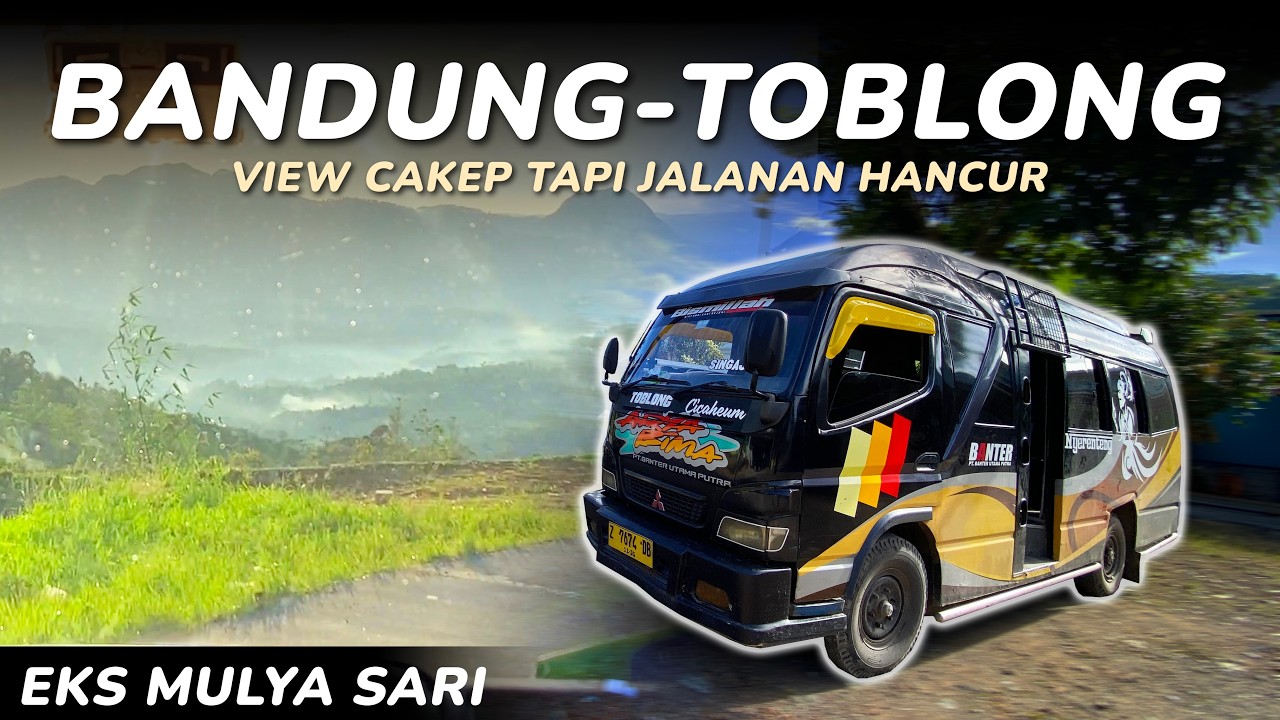 Garut Selatan Ternyata Indah, Tapi Jalannya Rusak Parah🥲Trip Elf MULYA SARI Bandung - Toblong