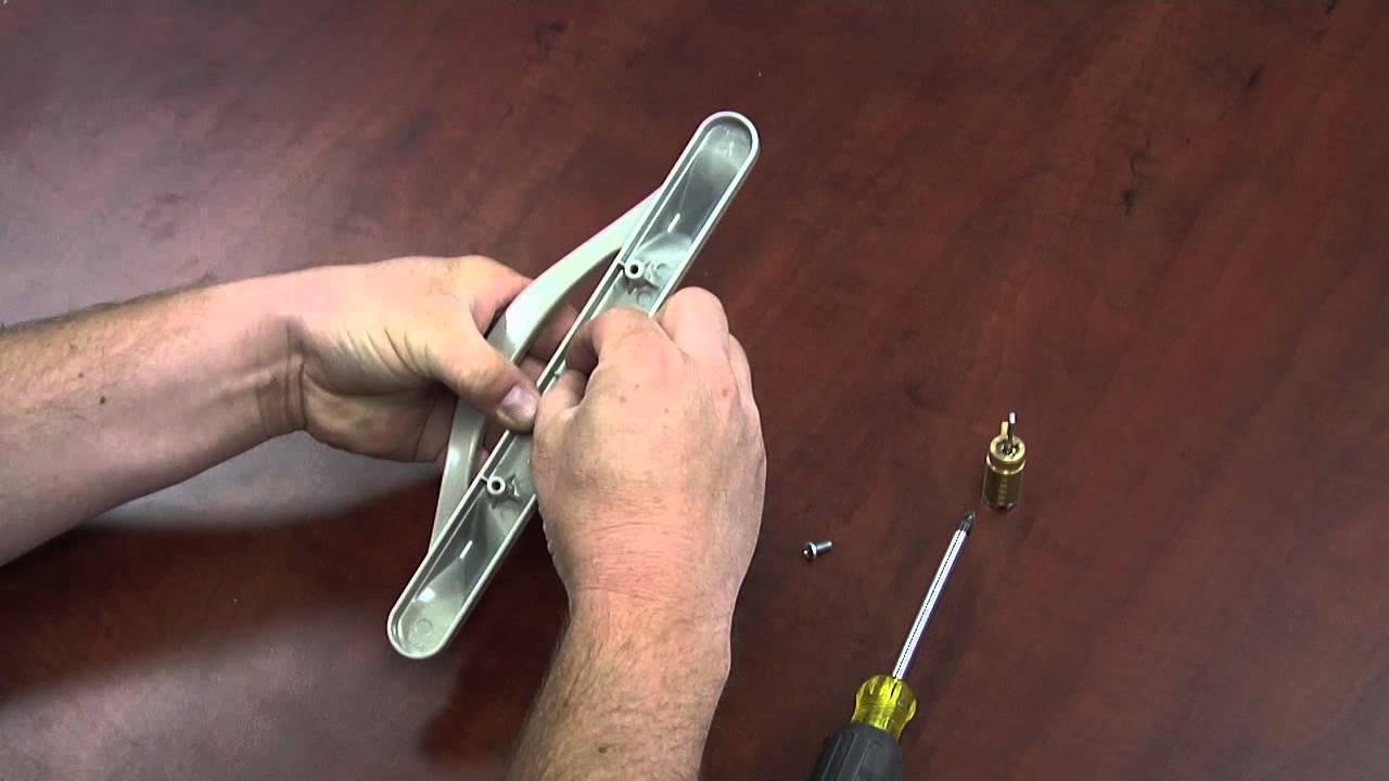 How to change the Key Lock Cylinder on a Builders Vinyl Patio Door