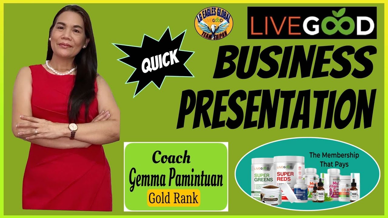 LIVEGOOD BUSINESS PRESENTATION #quickoverview  #livegoodproducts  #digitalmarketing