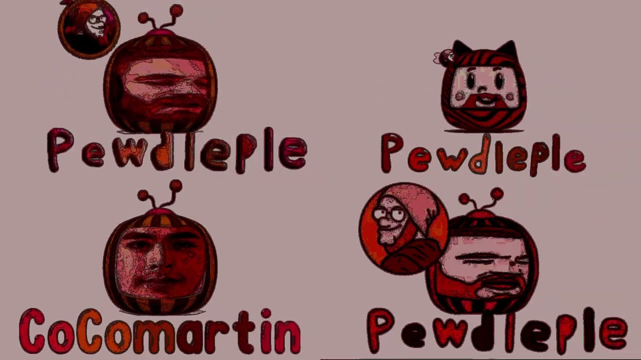 Cocomartin and PewDiePie Cocomelon Intro Effects REVERSED