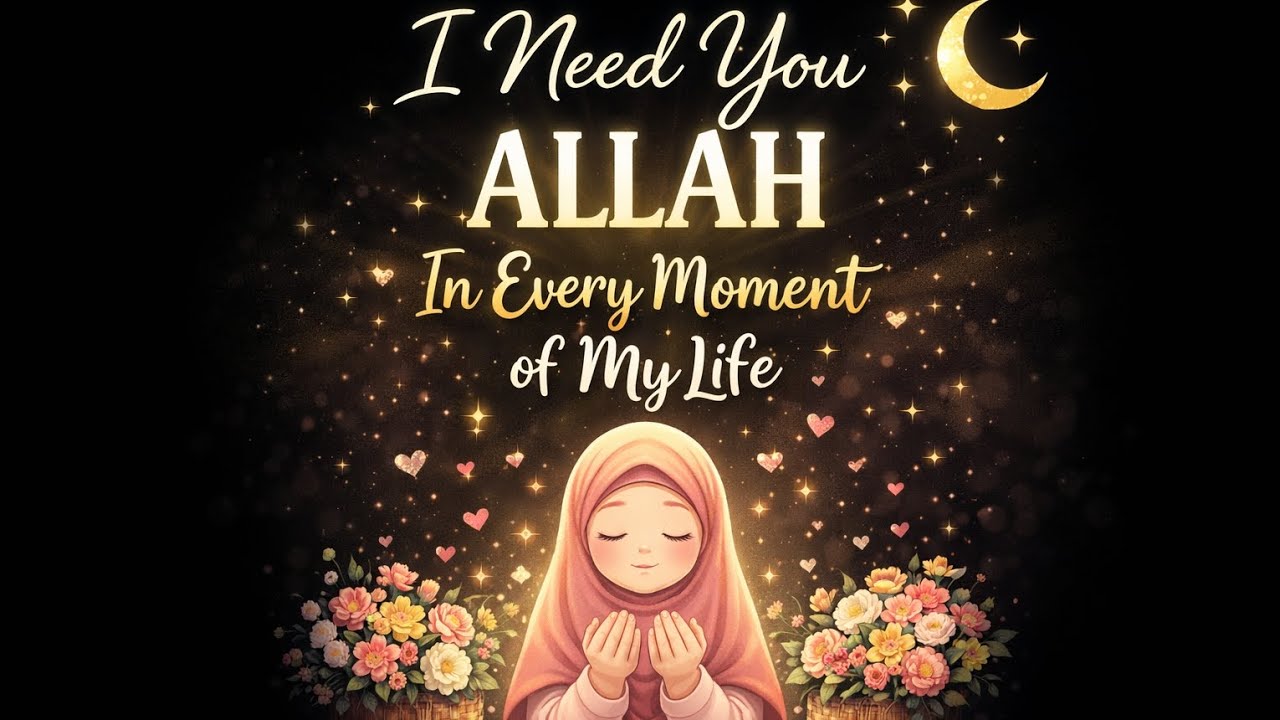 Dear Allah, I Need You 🤍 | Powerful Muslim poem.....💕🤲 #yt #muslim #poem 
