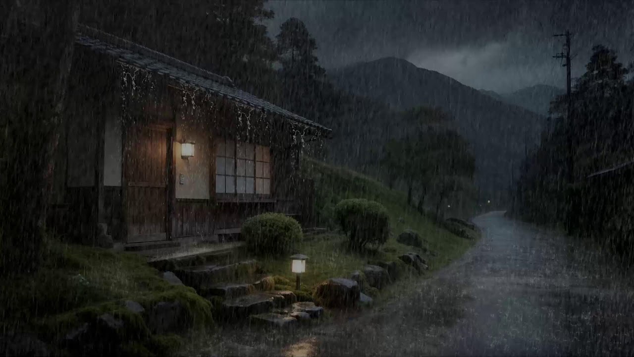 Tranquil Spirit 🌧️ Rain Sounds Surrounding Countryside Roof for Deep Sleep Calm 🌙