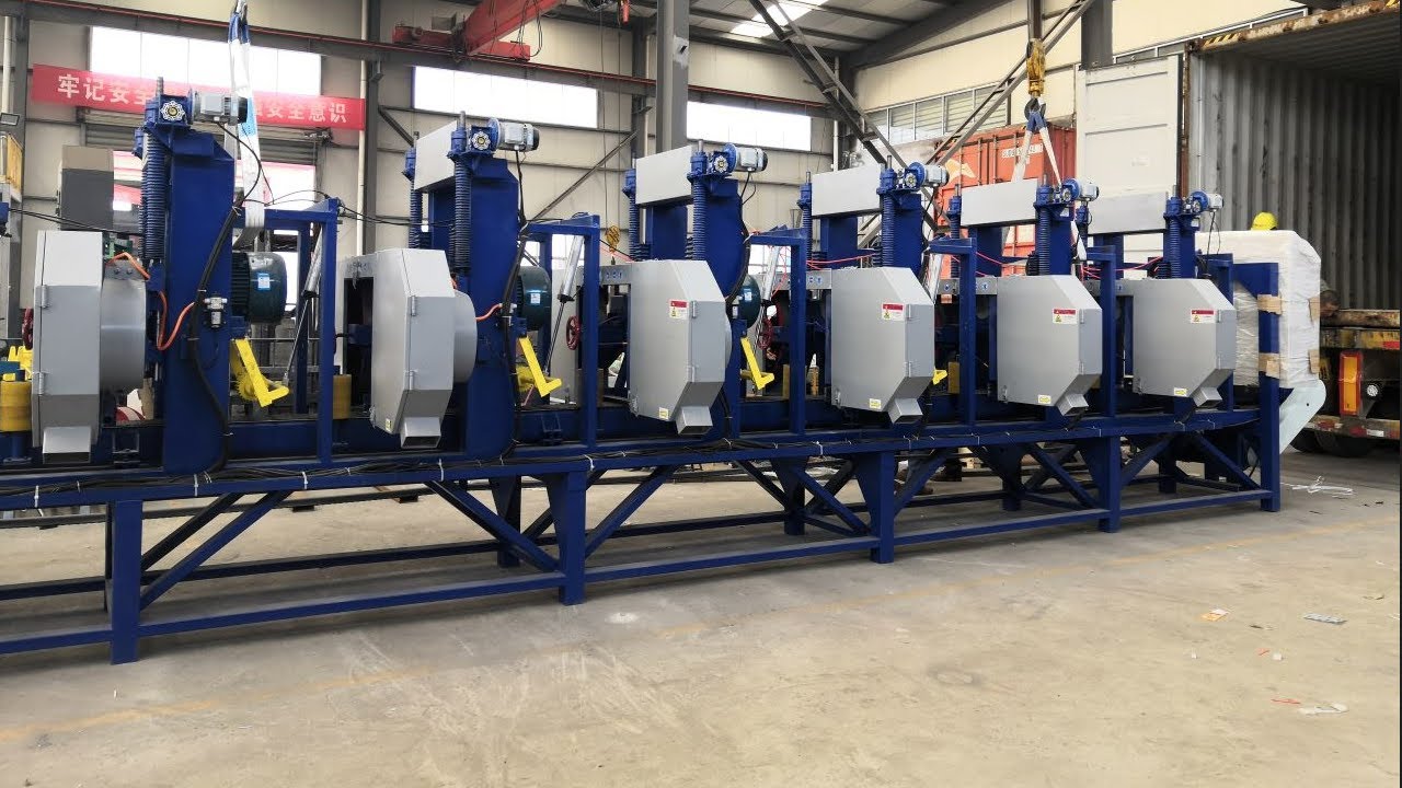 Six heads lumber sawmill horizontal resaw machine woodworking band saw machine