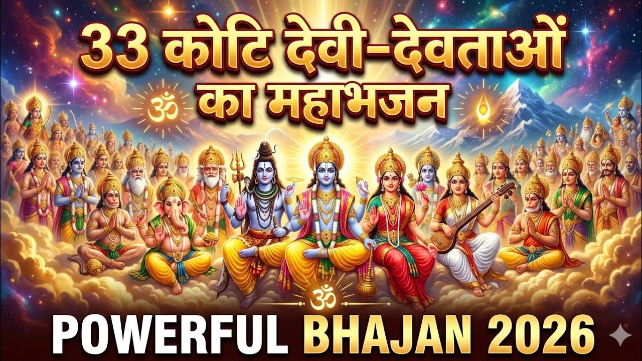 33 कोटि देवी-देवताओं का महाभजन | Powerful Bhajan 2026