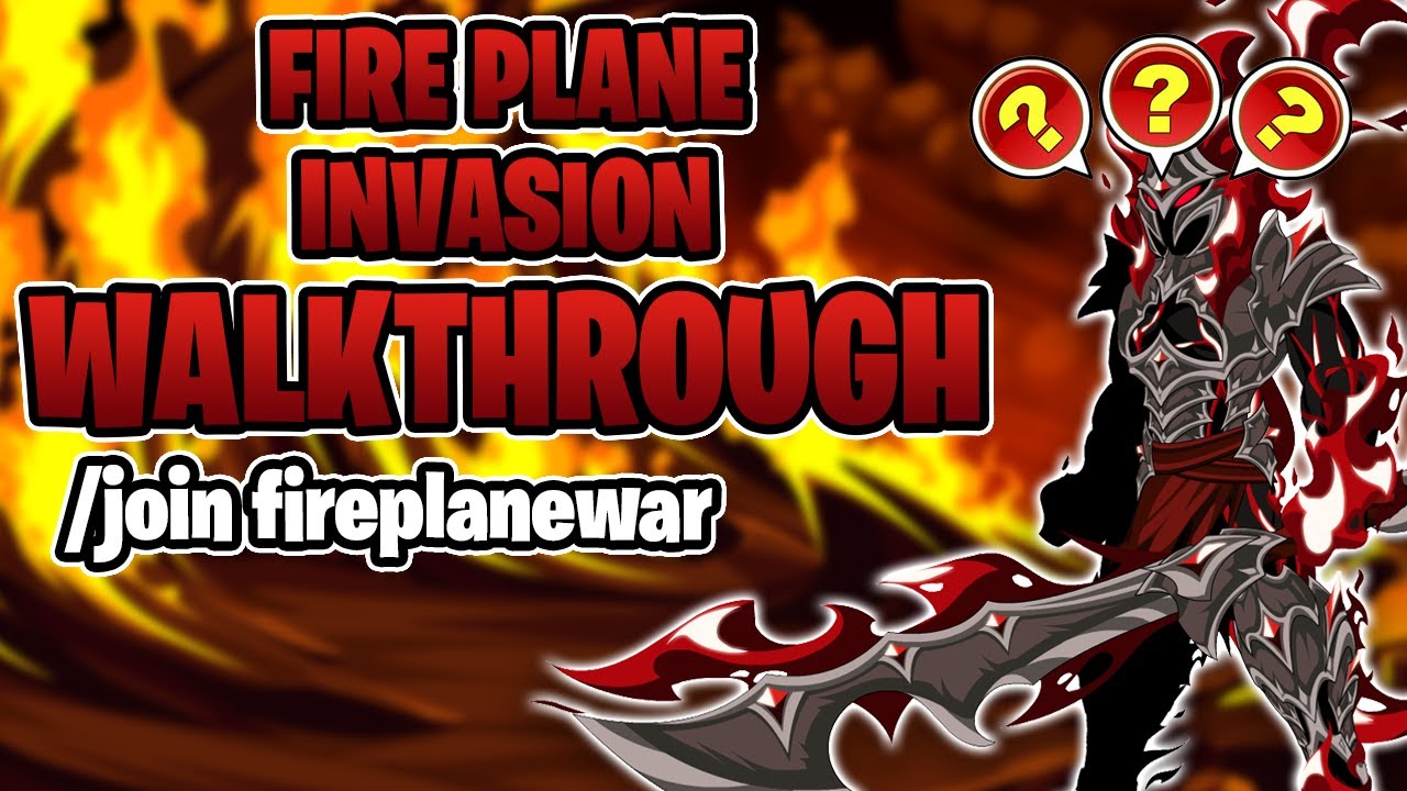 Fire Plane Invasion Quest Walkthrough /join fireplanewar - AQW