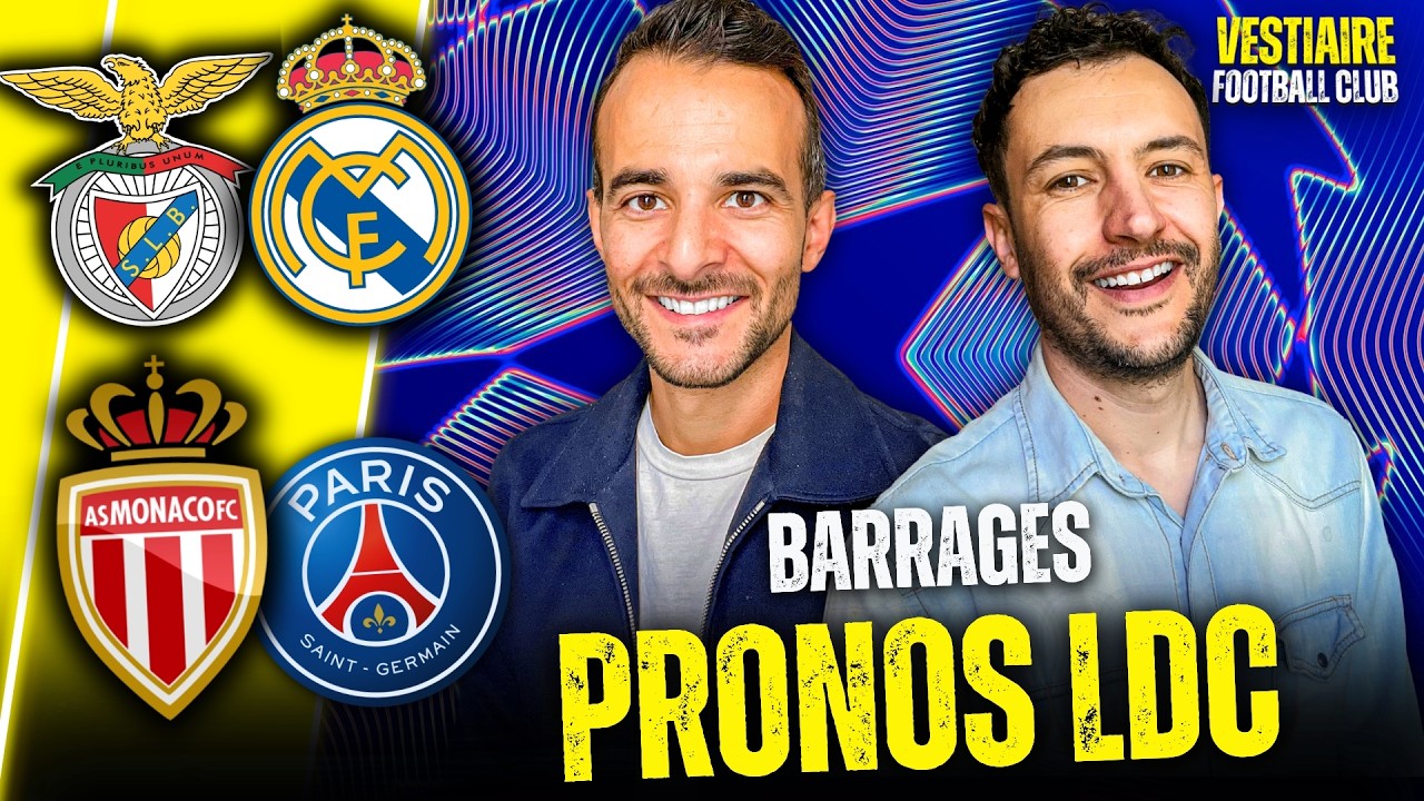 🏆 NOS PRONOS PLAYOFF LDC ALLER ! BENFICA REAL - MONACO PSG !