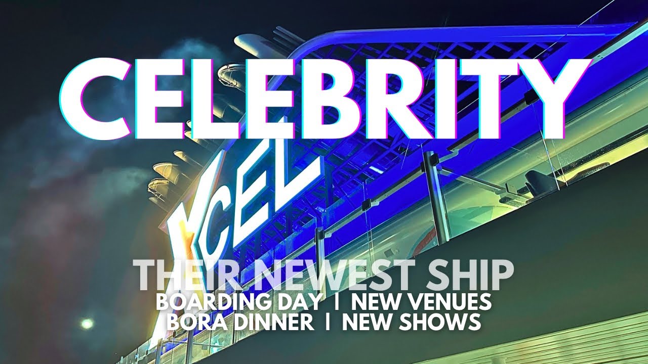 Celebrity Xcel - Celebrities newest ship! Boarding day of my first preview cruise!!!