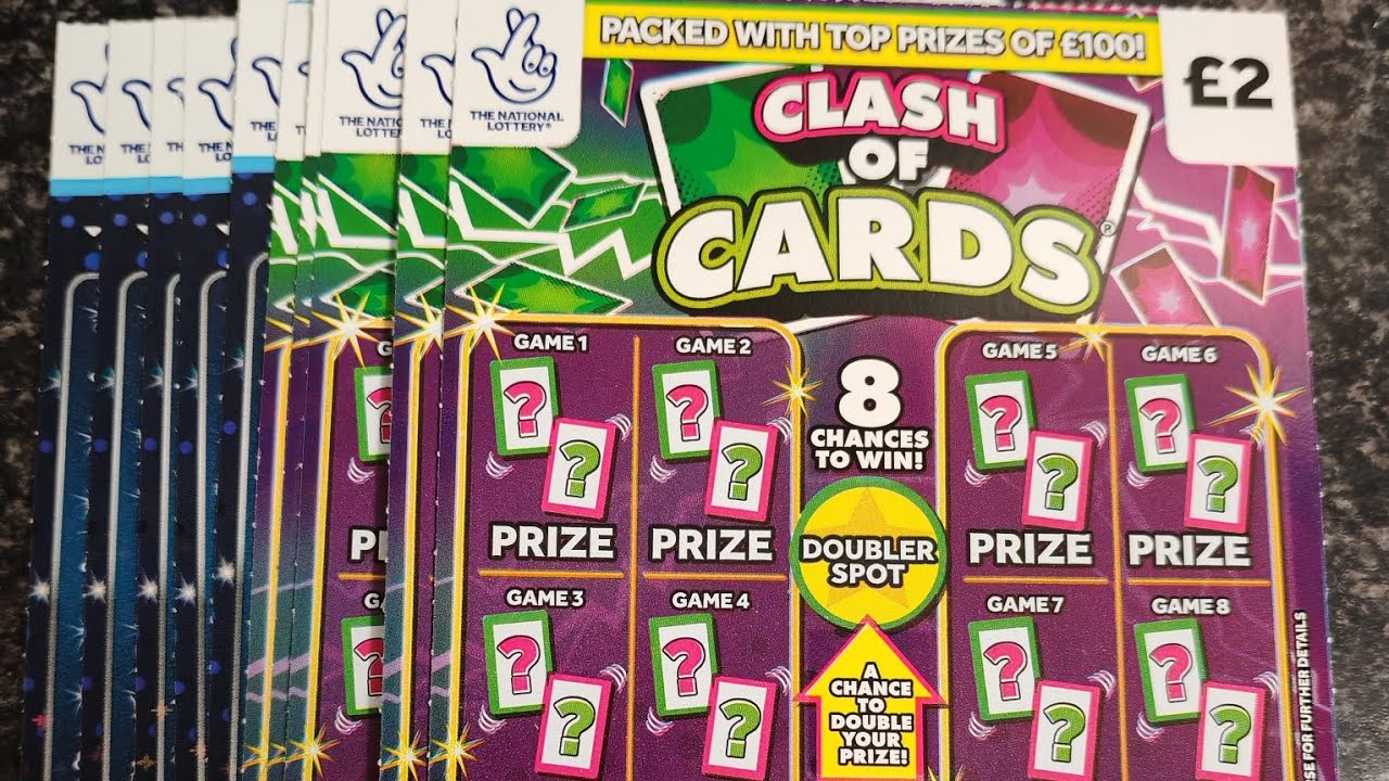 £300,000 blue v clash of cards £20  in play