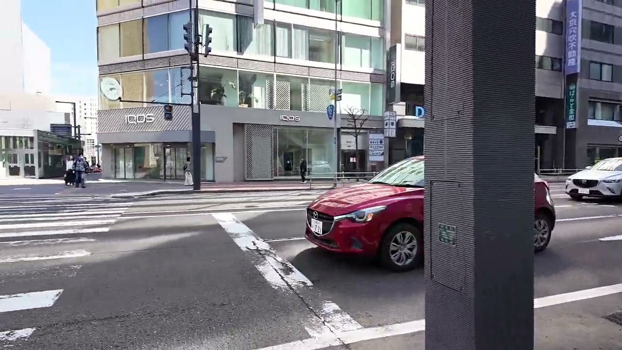 4월 삿포로 : 날씨가 좋아요.