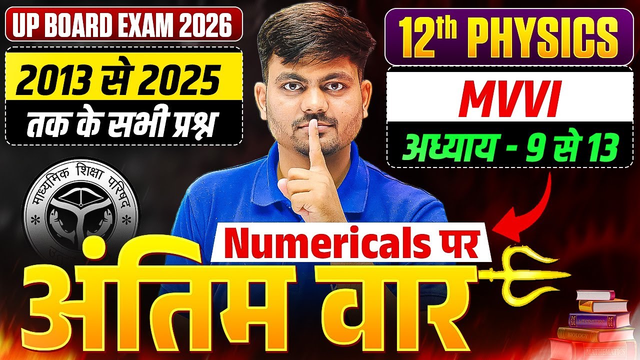 Class 12 Physics Chapter 9 to 13 Most Important Questions 2013-2025 | 12th Physics VVI Questions