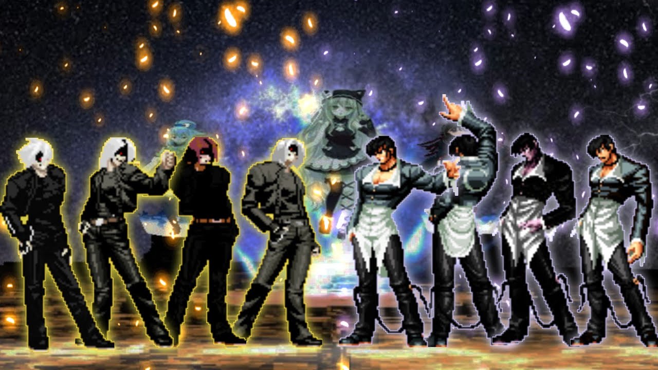 [KOF Mugen] Element Kyo Team VS. Flames Iori Team