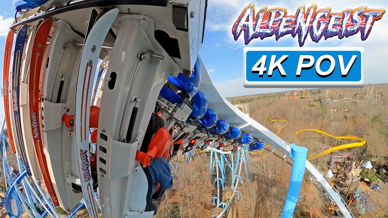 Alpengeist (4K Back Seat POV)- Busch Gardens Williamsburg, Williamsburg, VA