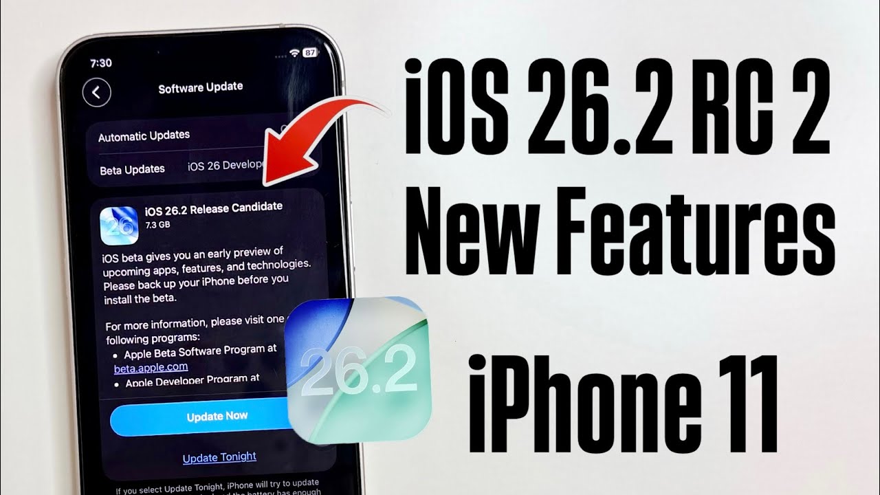 iPhone 11 on iOS 26.2 RC 2 - New Features & Changes on iPhone 11 iOS 26.2 RC 2