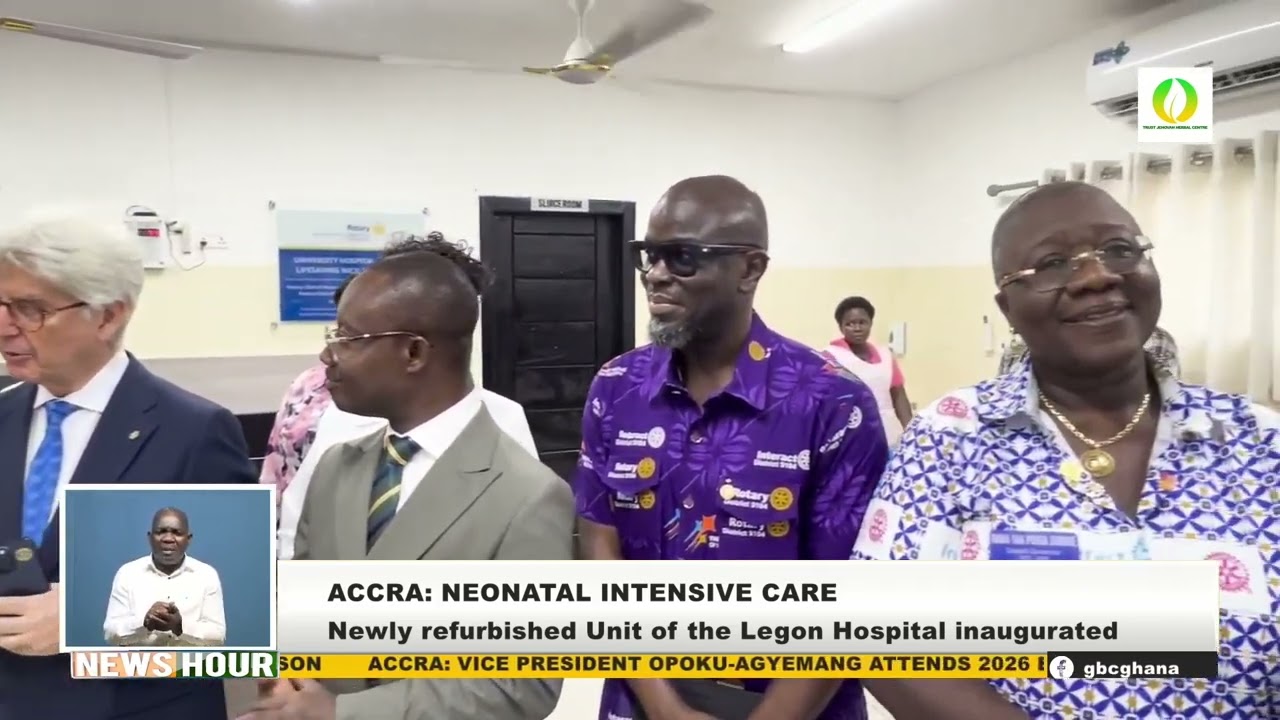 Rotary International President's Tour of the Neonatal & Intensive Care Unit  - Legon Hospital