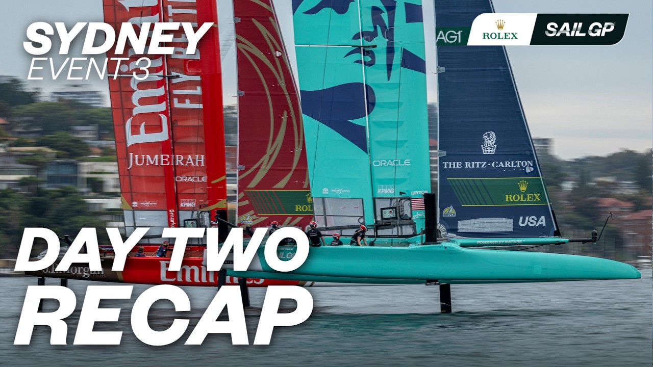 Итоги 2-го дня // KPMG Sydney Sail Grand Prix 🇦🇺
