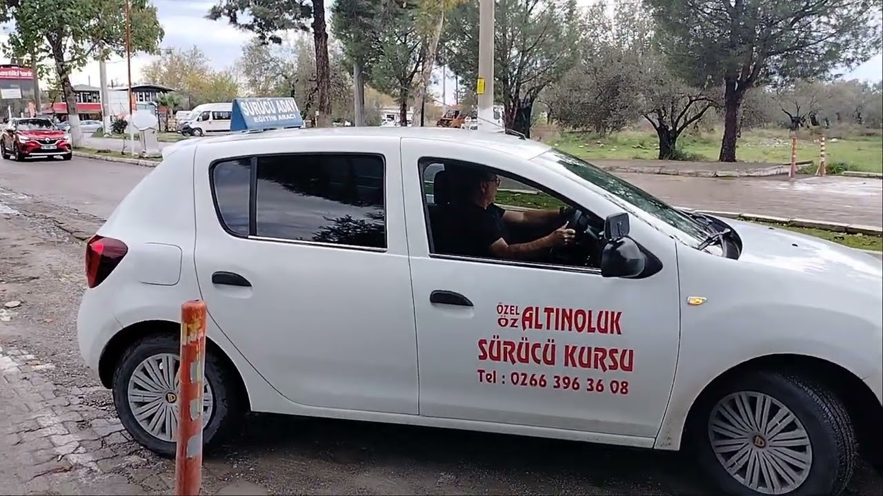 Ak&ccedil;ay MTSK Direksiyon sınav parkuru  