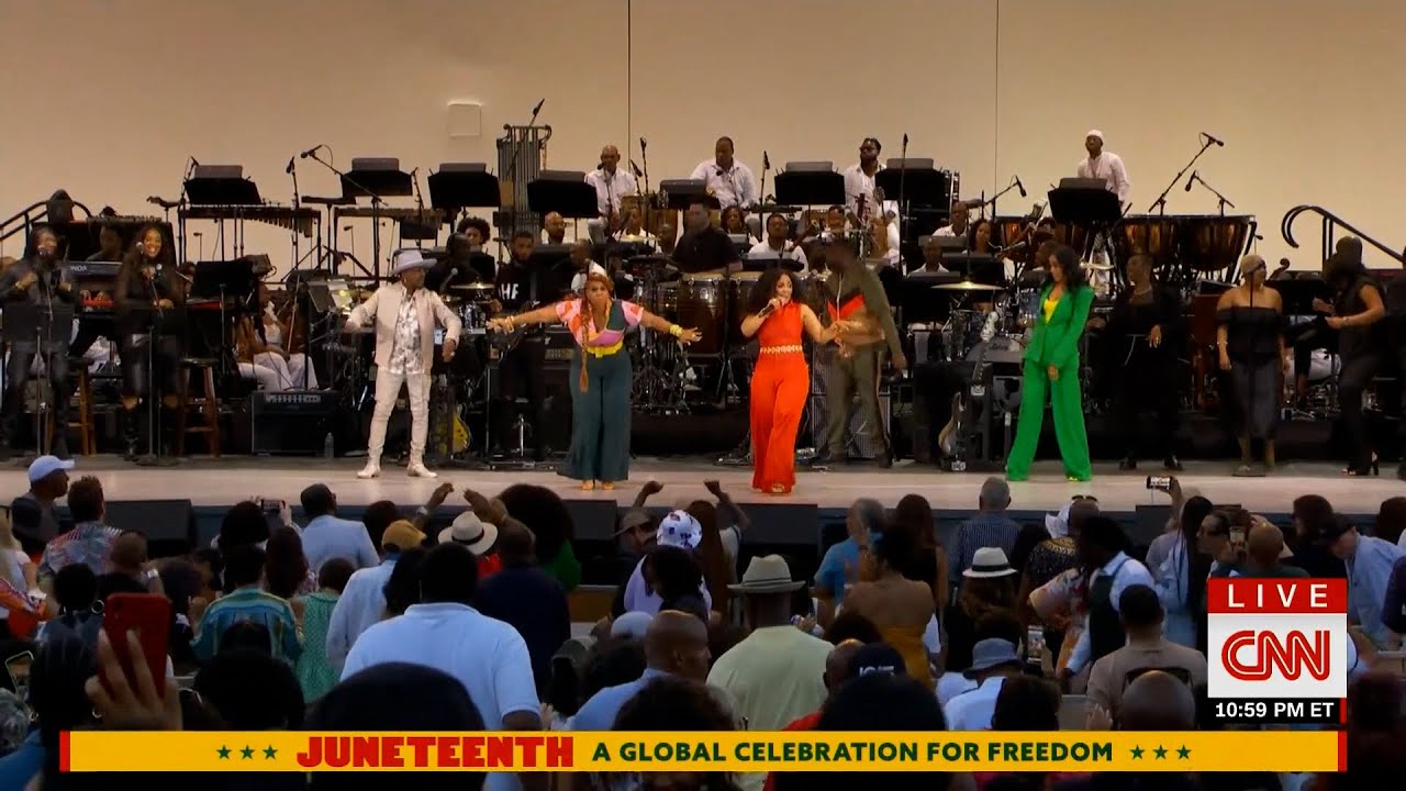 Michelle Williams - God In Me (W/Mary Mary & Anthony Hamilton) [CNN Juneteenth Event]