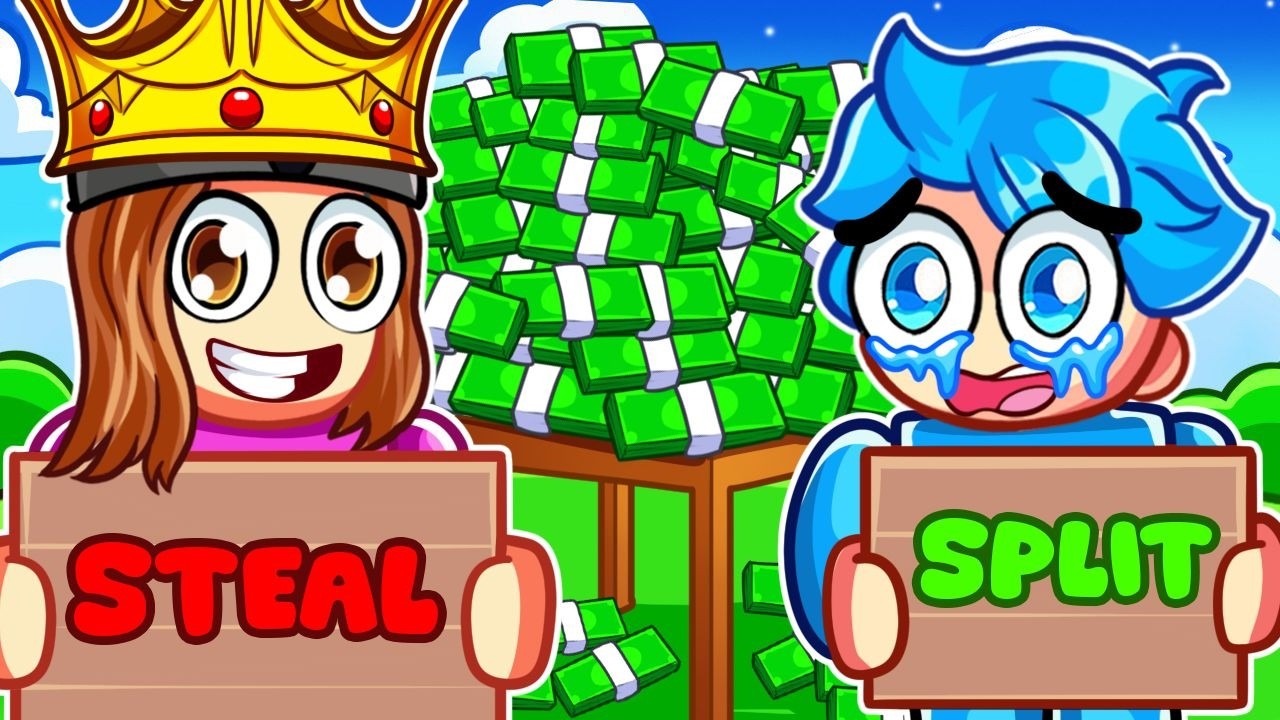 ROBLOX SPLIT OR STEAL..