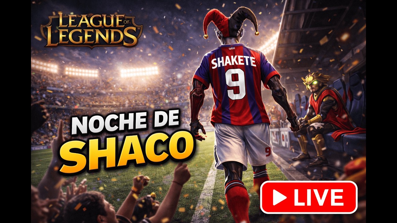 League of legends - DIA 4 resfriado NOCHE DE SHACO