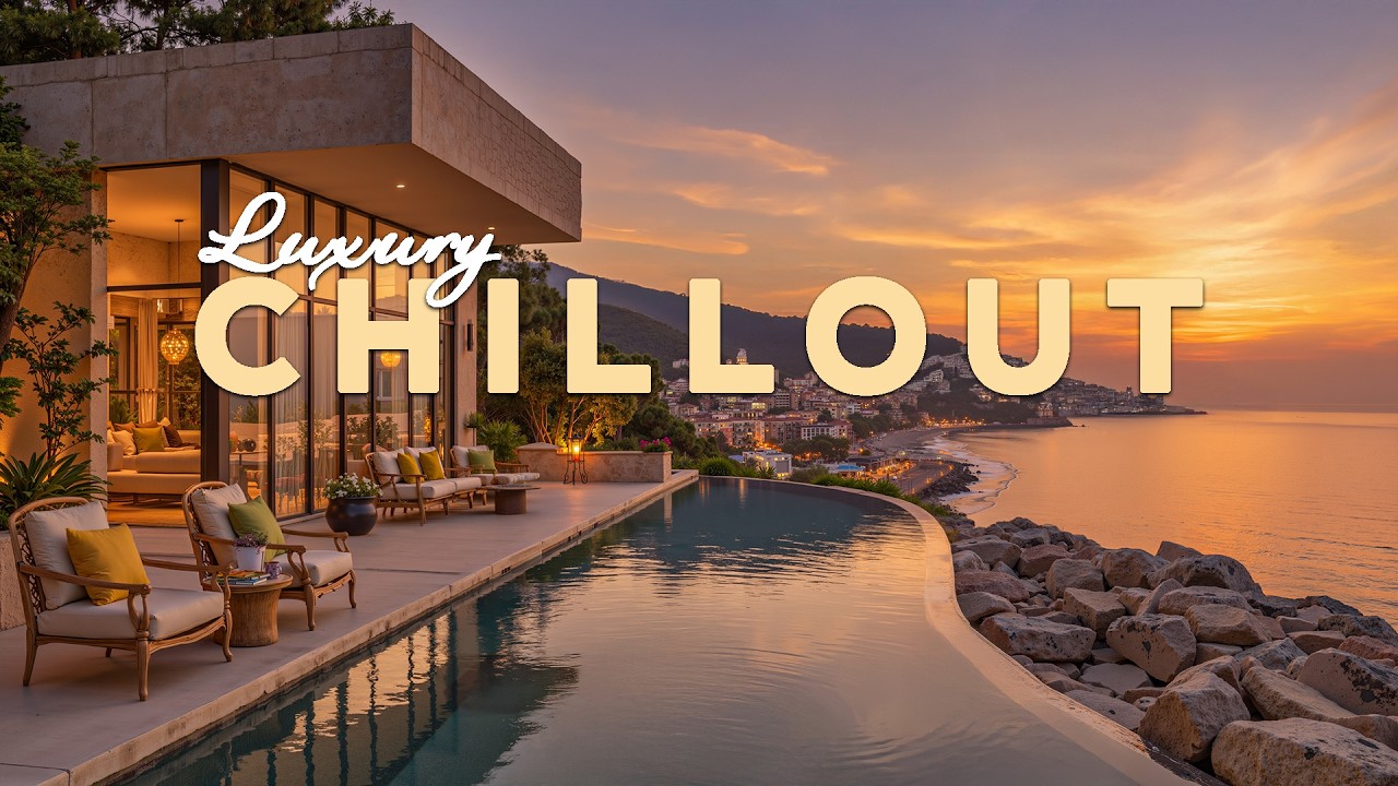 Sunset Luxury Lounge 🌅✨ Relaxing Chillout Lounge Music by the Ocean for Work, Study