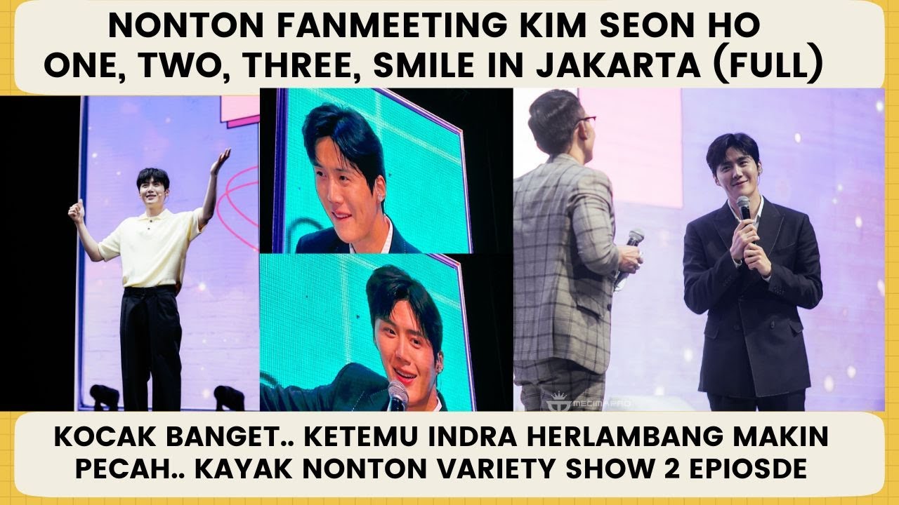 Nonton Fanmeeting Kim Seon Ho di Jakarta, MC Indra Herlambang Makin Kocak, Kayak Nonton Variety Show