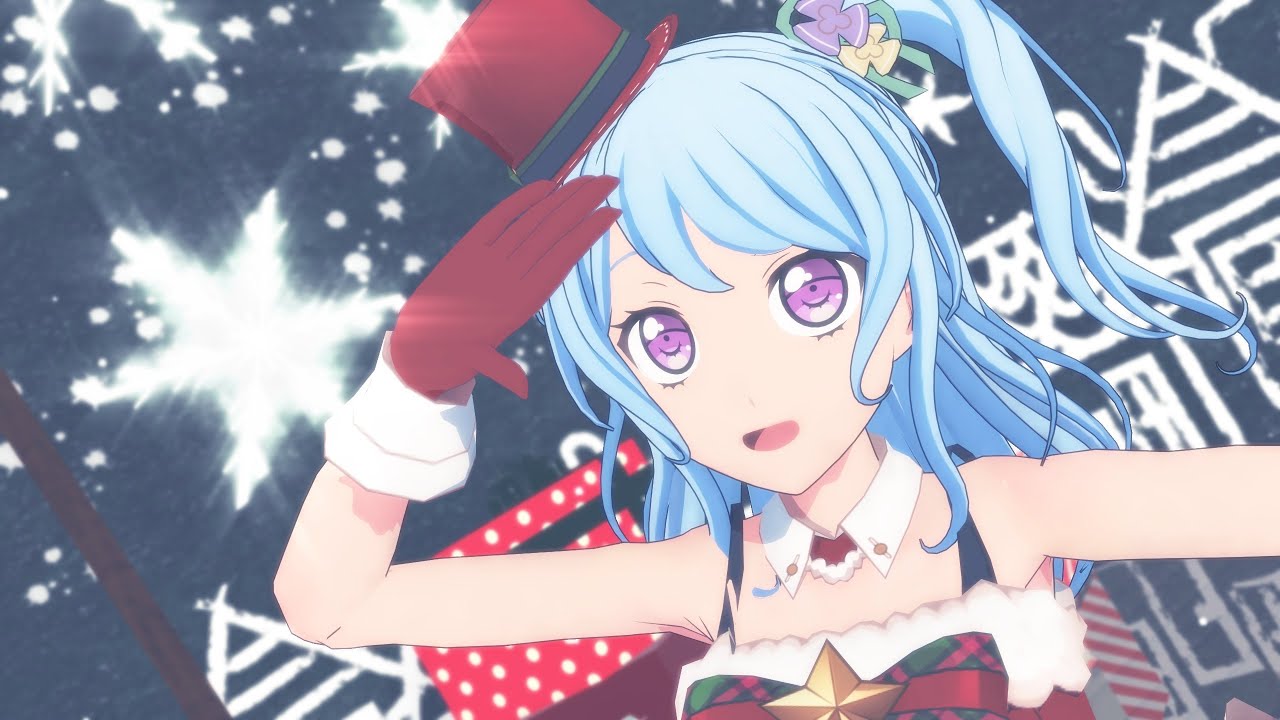 【MMDバンドリ】『好き！雪！本気マジック』by 松原花音(サンタ衣装)【ハロー、ハッピーワールド/1440p】
