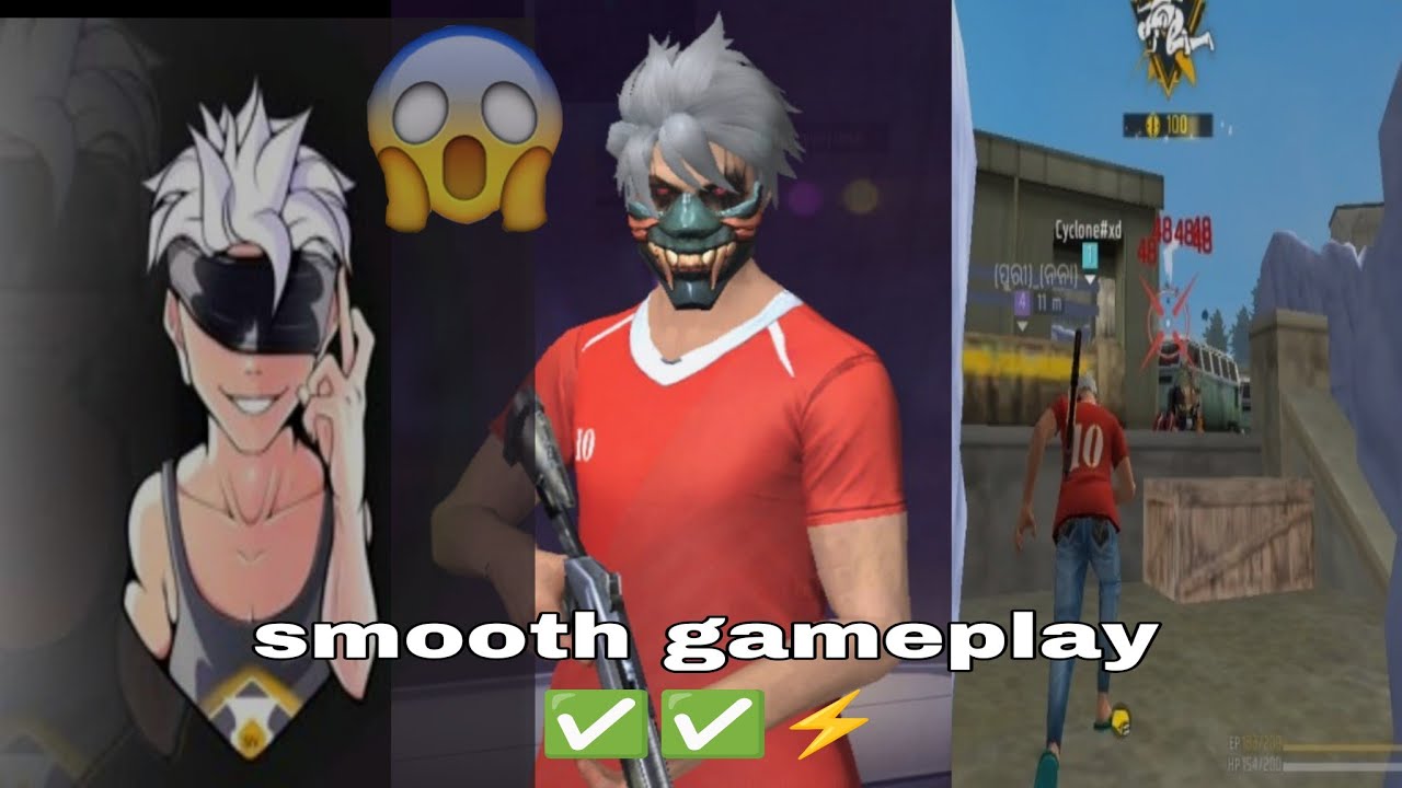 Smooth| gameplay| 1ksubscribe ❤️&zwj;🩹🤌 movement🌪️ +accuracy⚙️| freestyl| gameplay ✅#freefirehighlights 