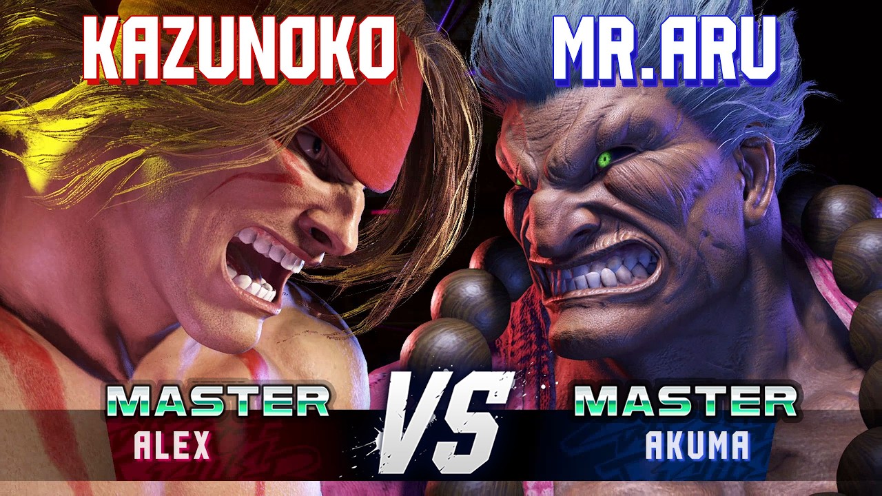 SF6 ▰ KAZUNOKO (Alex) vs MR.ARU (Akuma) ▰ High Level Gameplay