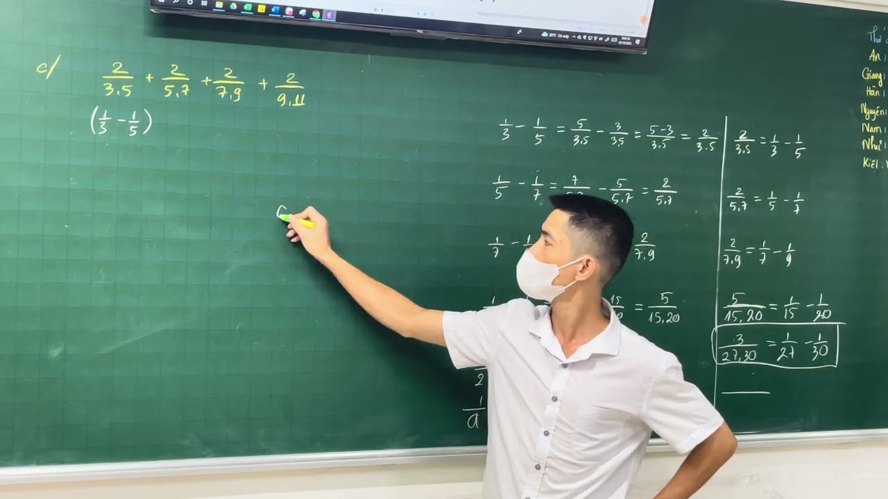 Dãy phân số có quy luật lớp 4,5,6,7