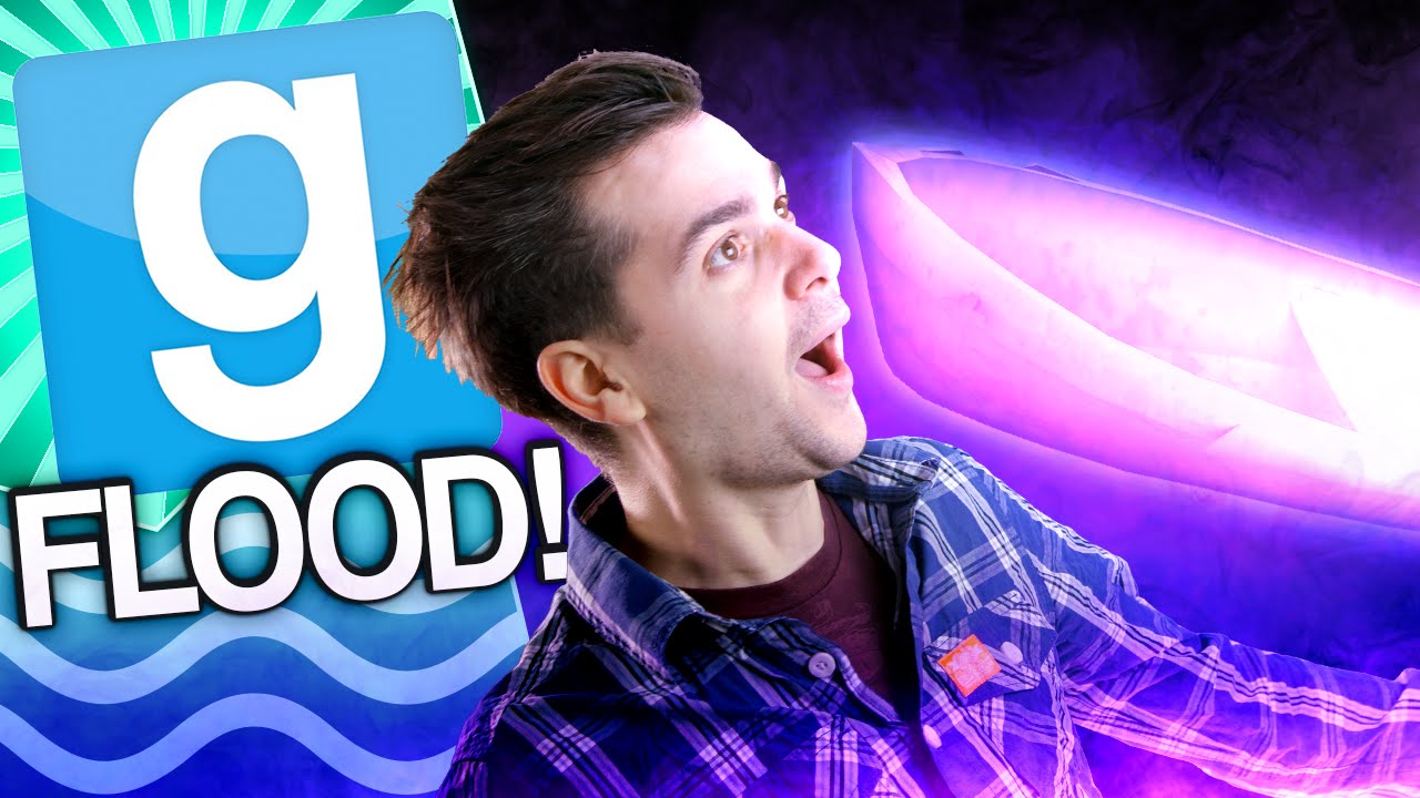 Gmod Flood - Ghost Boat (Garry's Mod Funny Moments)