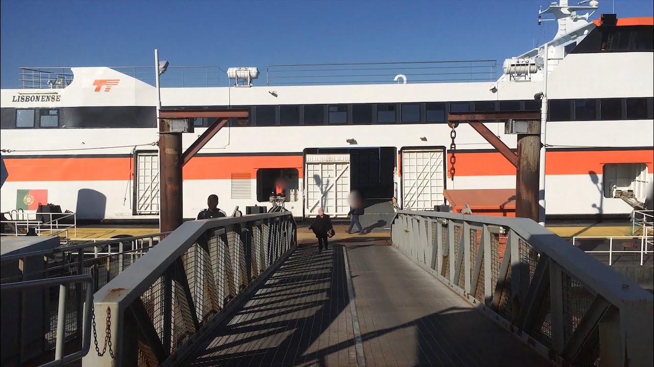 Transtejo - Ferryboat Lisbonense - Belém - Trafaria - Ferry - Lisbon [1440p]