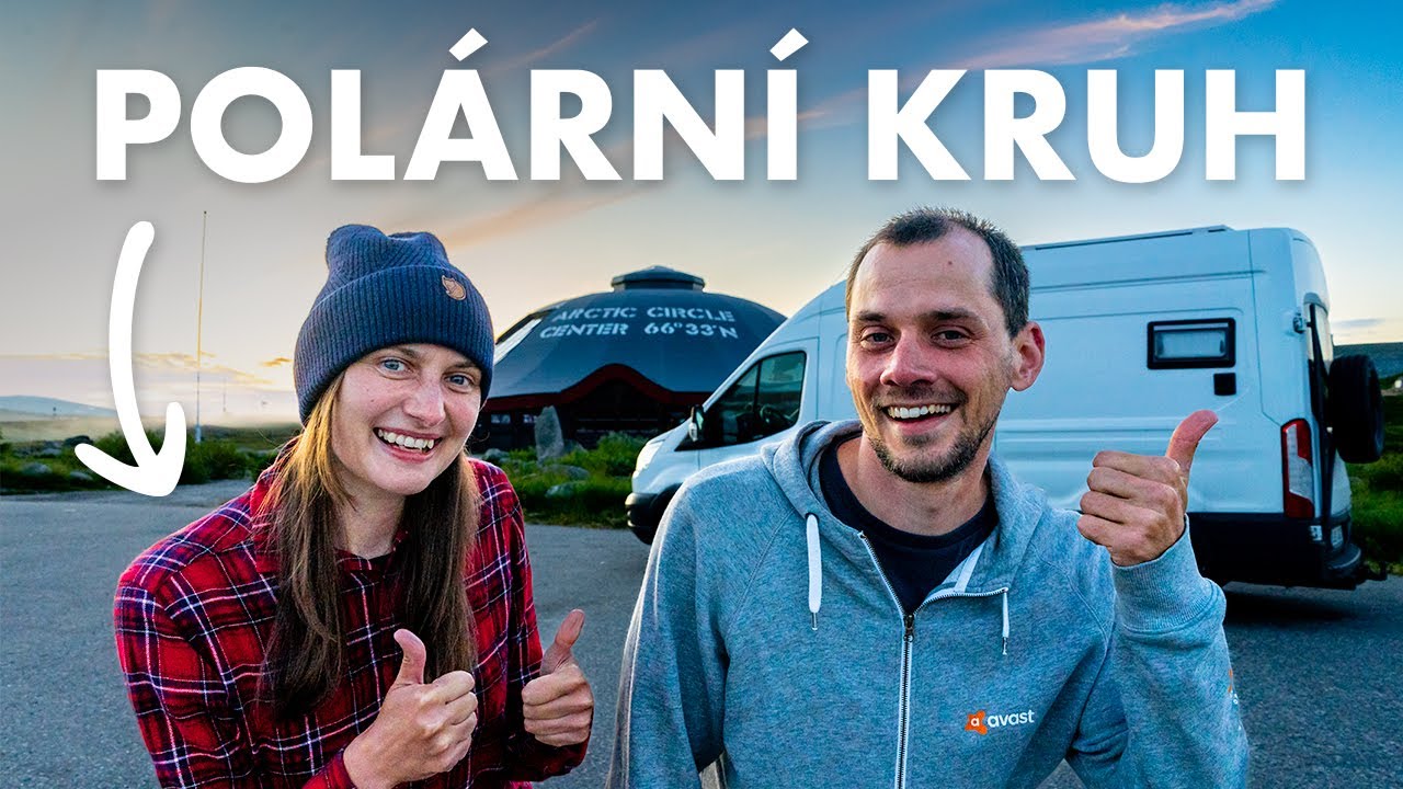 Dodávkou za POLÁRNÍ KRUH | van life vlog Norsko