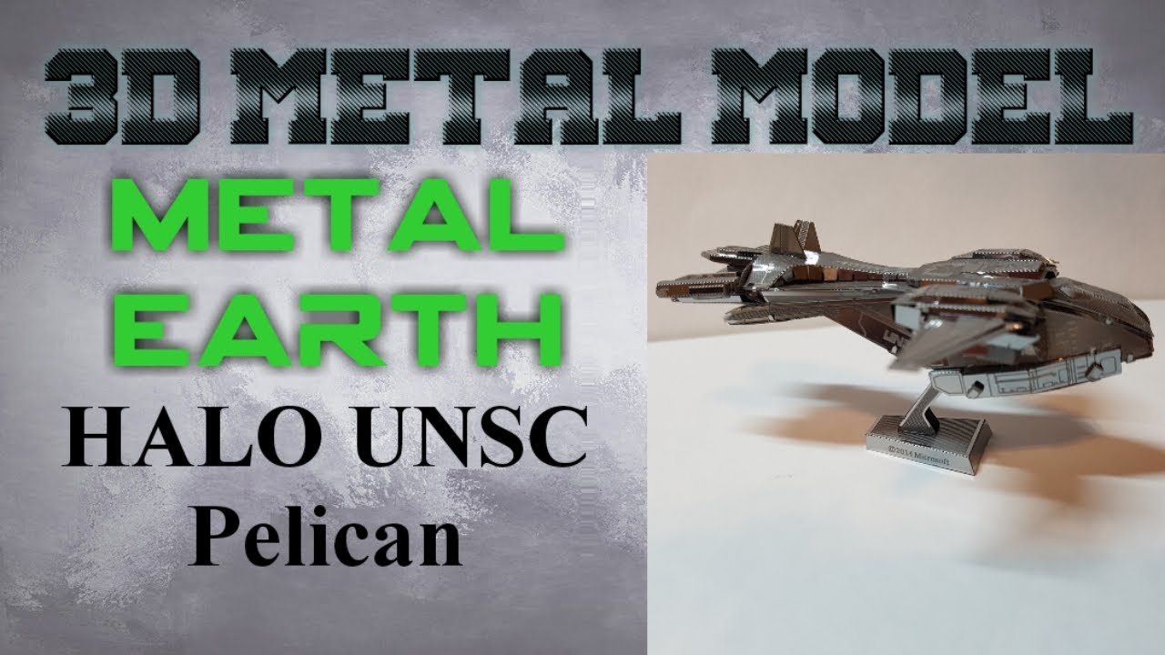 Metal Earth Build - Halo UNSC Pelican