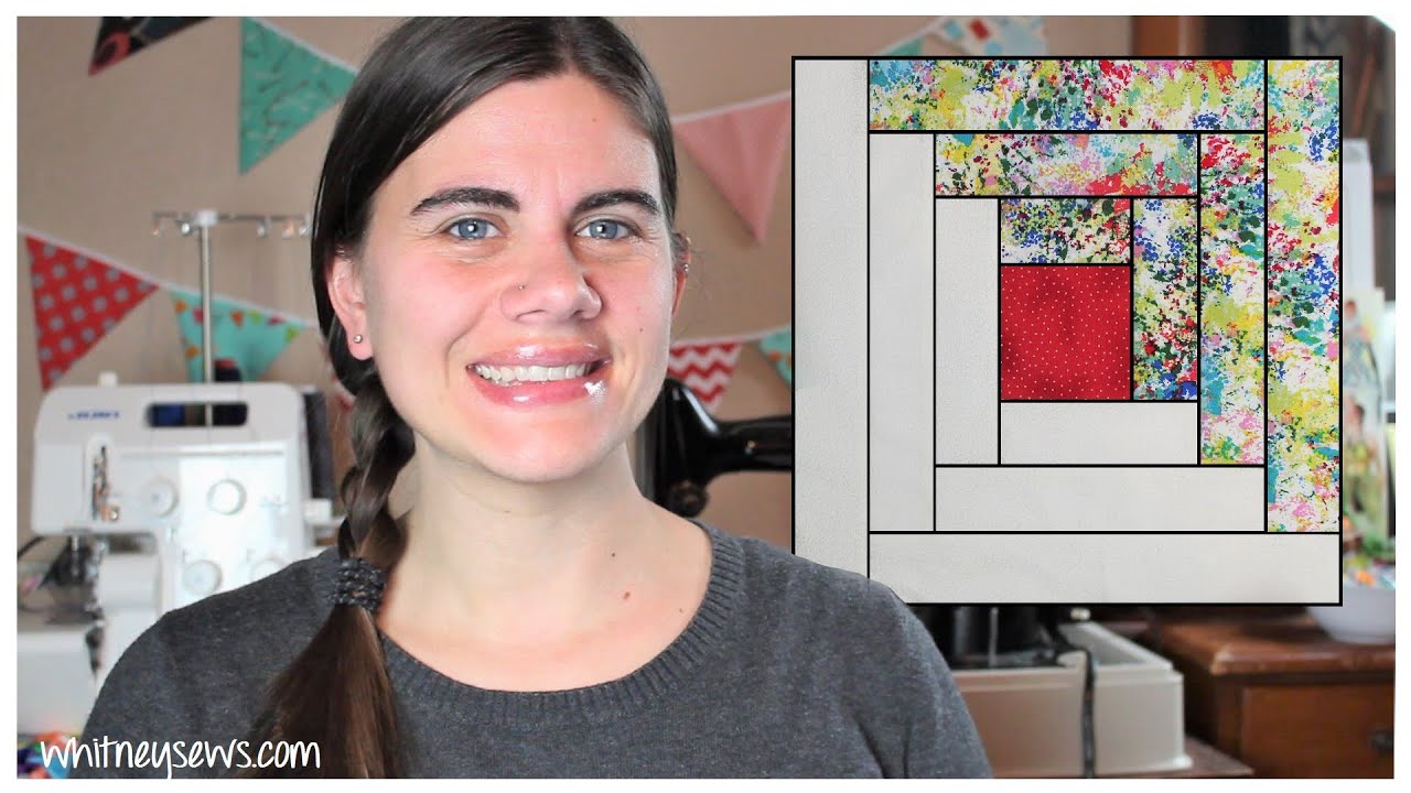 Log Cabin Block | Sampler Sew Along | Whitney Sews