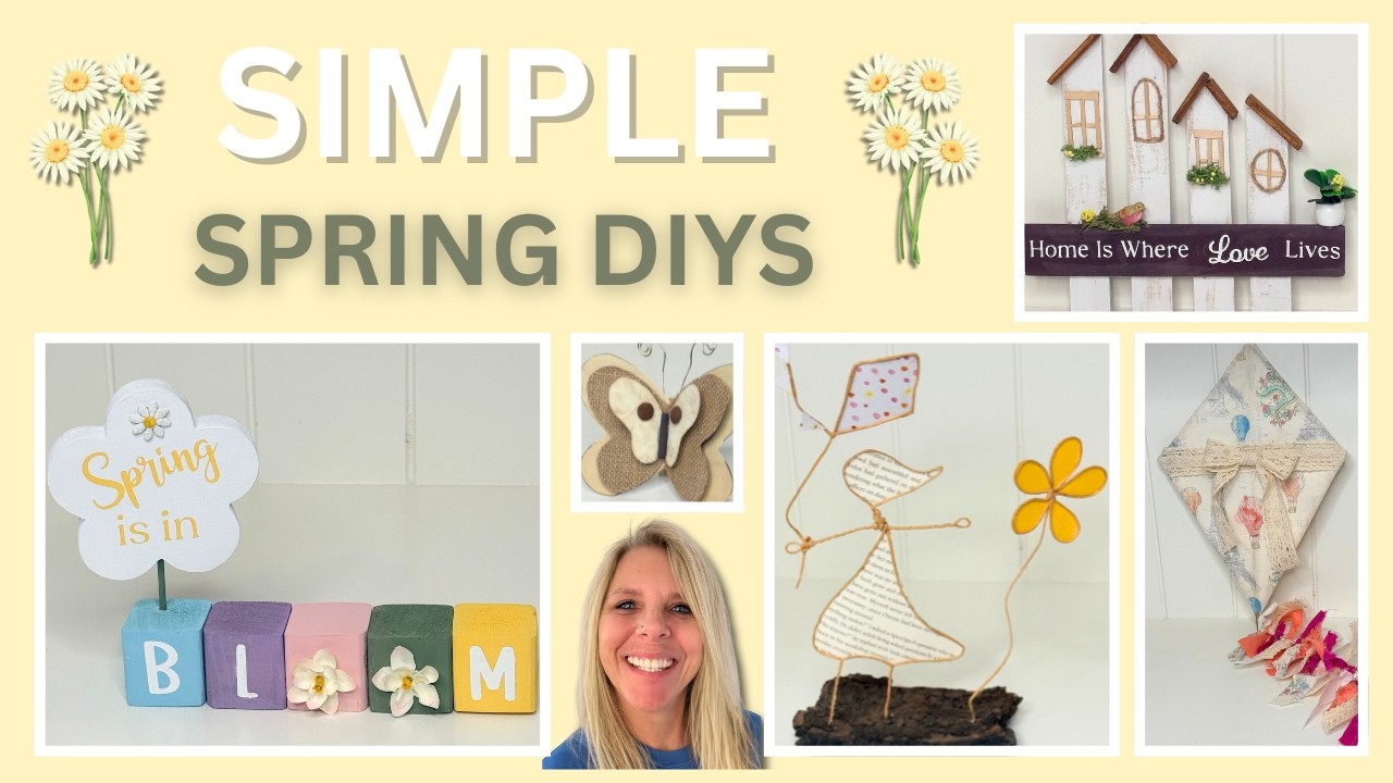 5 ELEVATED Spring DIYs with a Cozy VINTAGE Feel!!!