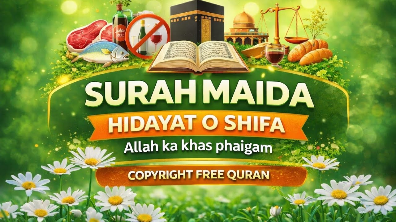 Surah Al Maida Full Bayan | Allah Ka Khas Paigham | Hidayat O Shifa