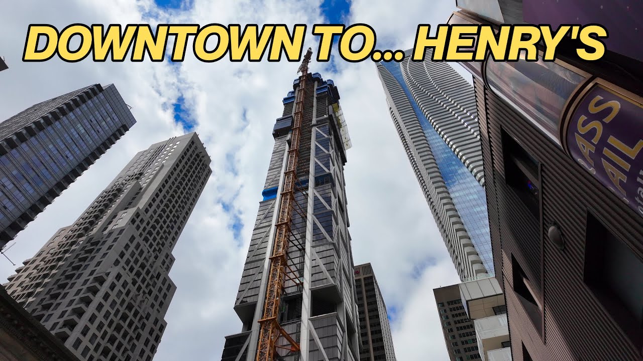Downtown Camera Hunt (unsuccessful) | Toronto Walk (May 2025)