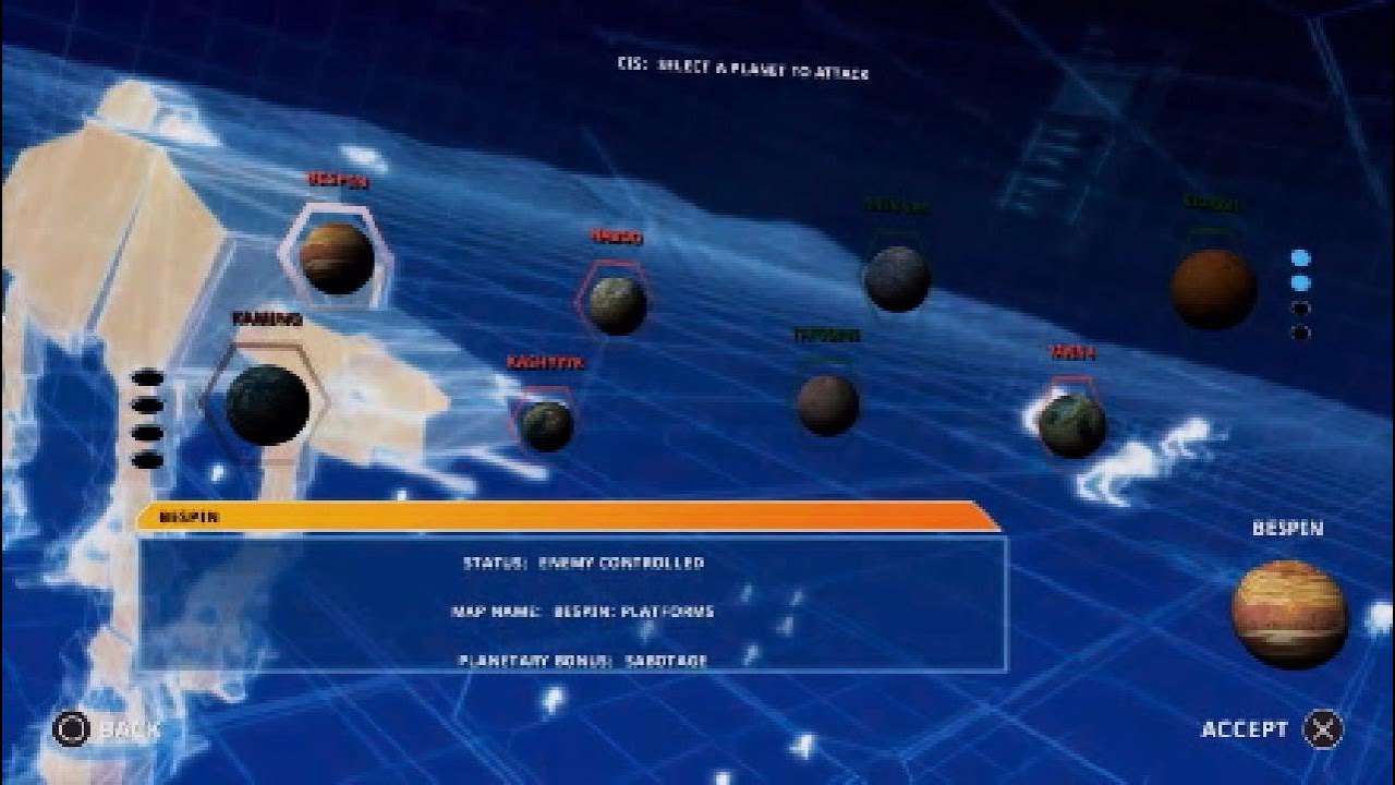Battlefront Revenge of the Sith Bespin Platforms