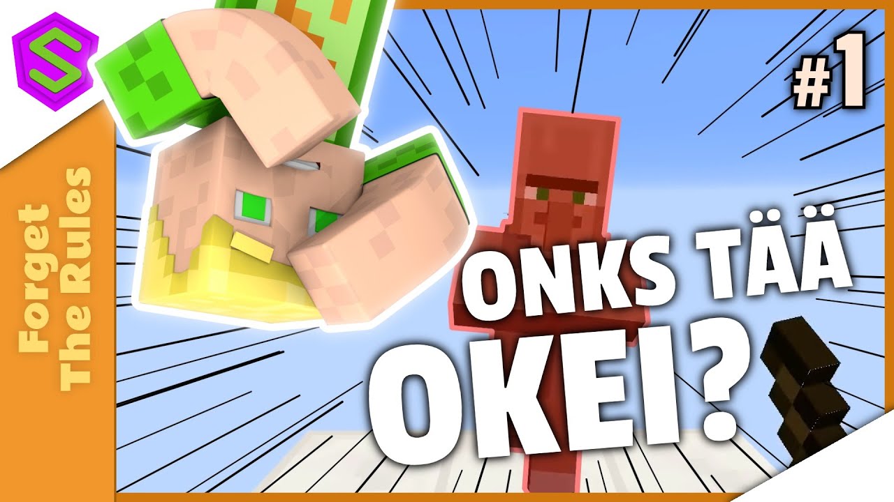 Unohda Kaikki säännöt! | Minecraft Forget the Rules #1