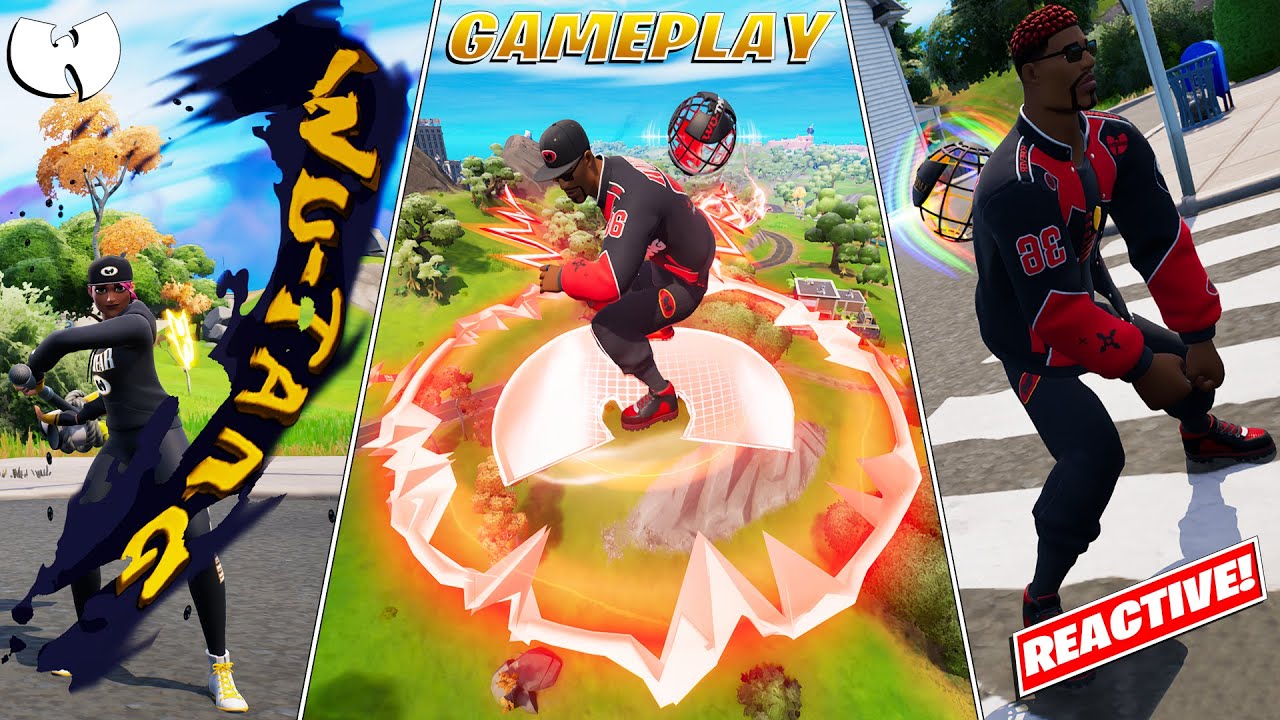 Wu-Tang Clan(Throwback BG & B.R.I.T.E.)Skins! Reactive Gameplay Fortnite