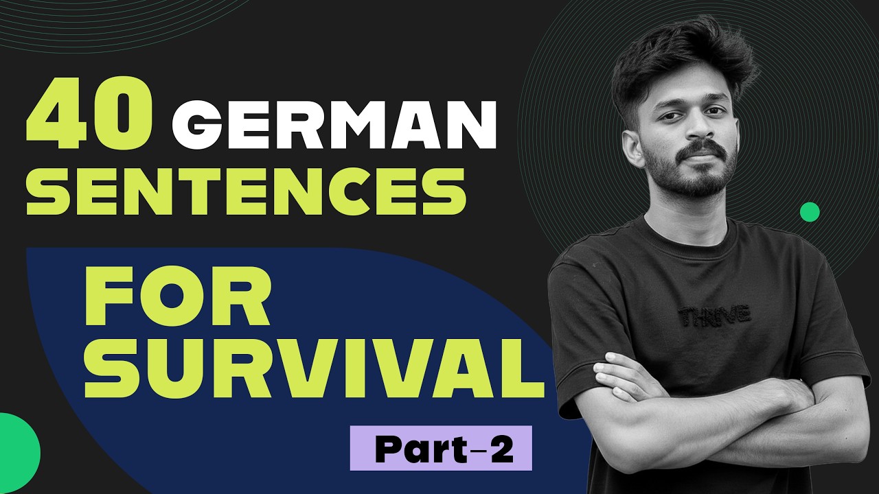 40 German Sentences You Need to Survive in Germany | Part 2