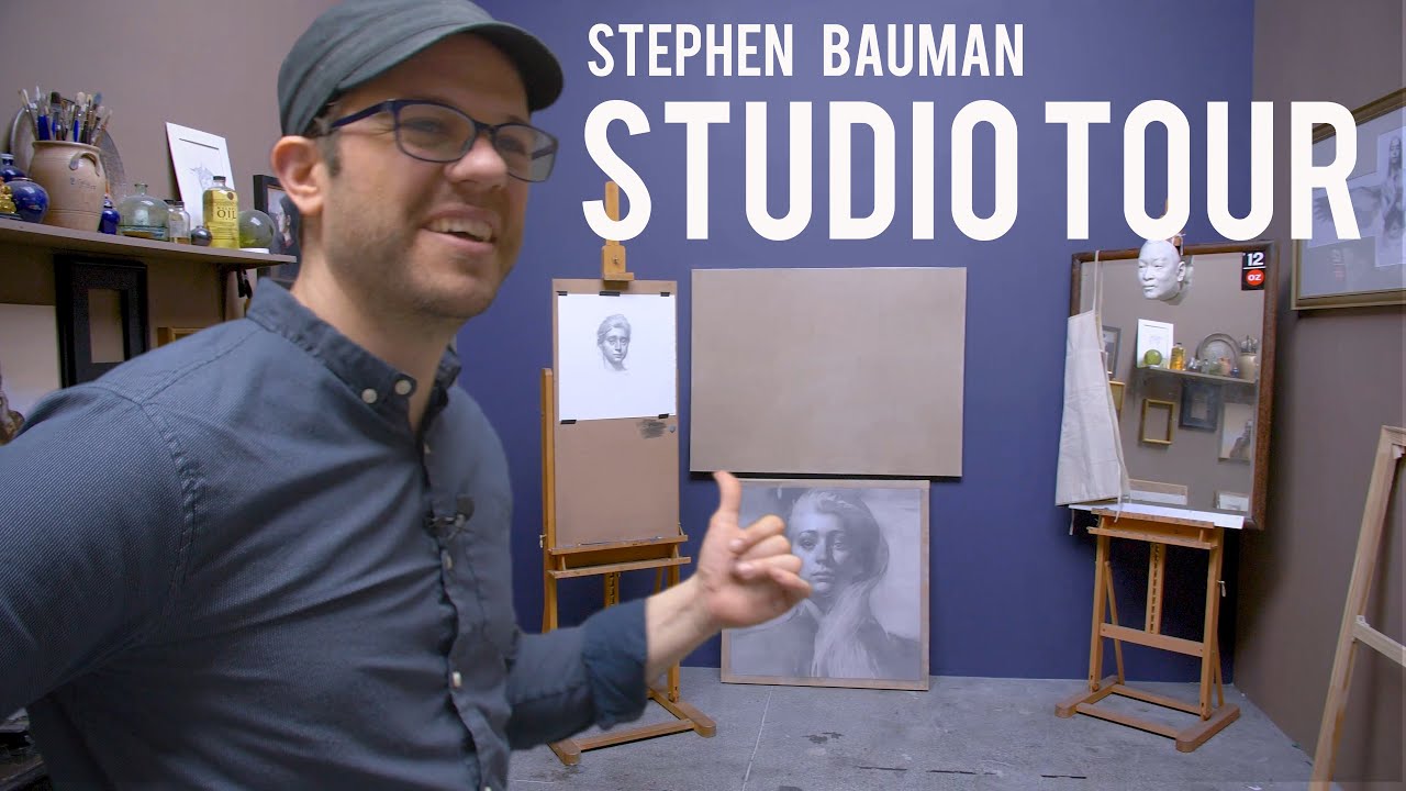 An Artist's Productive Workspace - Stephen Bauman Studio Tour